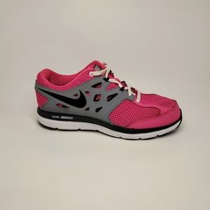 𝅺nike Girls Dual Fusion Run 2 Shoes Pink 599295-600